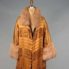 DEVORE VELVET &amp; LAMÉ EVENING COAT, c. 1925