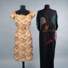 TWO HOLLYWOOD DESIGNER DRESSES, 20th C