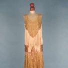 BEADED LACE DANCE DRESS, MID 1920s