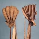 TWO SILK CALASHES, 1800-1820