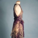 YVES SAINT LAURENT COUTURE COCKTAIL DRESS, 1970s