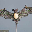 BAT PLIQUE DU JOUR &amp; OPAL HAT PIN, EARLY 20th C