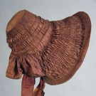 SILK DRAWN BONNET, 1825-1835