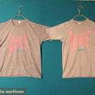 TWO DAVID BOWIE ROAD CREW T-SHIRTS, 1983