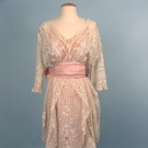 LACE HOBBLE-STYLE TEA GOWN, c. 1913