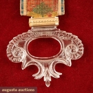 FRENCH VELVET BELL PULL, EARLY 19TH C