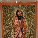 STRAWSER FOLK ART HOOKED TAPESTRY, PA, 20TH C