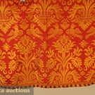 SILK BROCADE FRAGMENT, 18TH-EARLY 19TH C