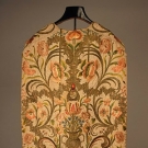 ITALIAN SILK EMBROIDERED CHASUBLE, 18TH C