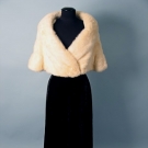 ADELE SIMPSON ERMINE SHRUG, 1950s