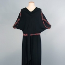 BEADED EVENING GOWN, LARGE, c. 1940