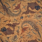 RARE JAVA BATIK SEASCAPE SARONG, 1890-1920