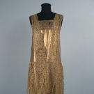 GOLD LACE &amp; LAME DRESS, c. 1925