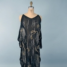 GOLD &amp; SILVER BEADED DRESS, 1920s