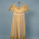 SILK &amp; NET BALLGOWN, c. 1815