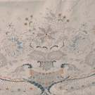 MADEIRA EMBROIDERED SHEET &amp; CASE SET, 1940s