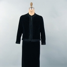 CHANEL BLACK VELVETEEN SUIT, 1967