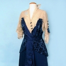 VELVET &amp; LACE TEA GOWN, c. 1914