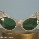 JEWELLED CATS EYE SUN GLASSES, 1950s
