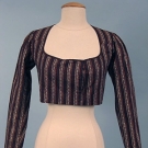 FRENCH PRINTED COTTON SPENCER, c. 1815