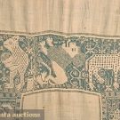 ITALIAN LINEN &amp; LACE TABLE COVER, 16TH C