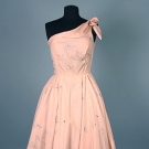 FULL SKIRT SUMMER PARTY DRESS, 1950s