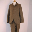 GENT'S 3 PIECE WOOL SUIT, 1890s
