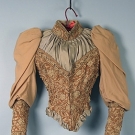 BODICE W/ ELABORATE SOUTACHE, c. 1894