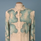 TINA LESSER "CLOUDS" BLOUSE, 1940s