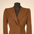 BEADED WOOL GAB DINNER JACKET, 1940s