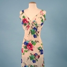 PRINTED SUMMER GOWN, 1930s