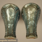 AQUA JEWELED SHOE HEELS, 1920s