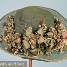 WIDE BRIM SUMMER CLOCHE, 1920s