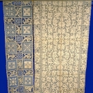 2 HANDMADE LACE TABLE RUNNERS, EARLY 20th C.