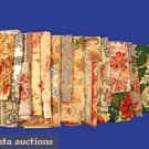 PRINTED COTTON FABRIC SAMPLES, 19th-20th C