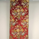 SILK &amp; VELVET BROCADE, LATE 19th C