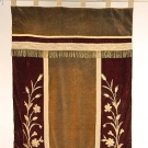 GOLD EMBROIDERED VELVET BANNER, LATE 19th C