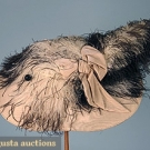 CREAM TITANIC HAT, PARIS c. 1910