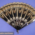 ITALIAN TORTOISE SHELL FAN, c. 1900