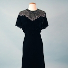 BEADED VELVET GOWN, 1930s