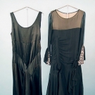 2 BIAS CUT DRESSES, 1930s