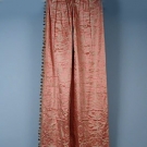 7 SILK BROCADE PANELS, LATE 19TH C