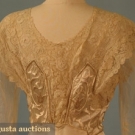LOT BLACK DRESS FABRIC, 1870-1920