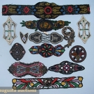 LOT OF BEADED APPLIQUES, EARLY 20TH C