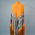 PRINTED SILK SHAWL, 1920s