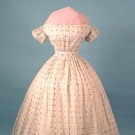 YOUNG LADY'S COTTON DRESS, 1840-1850