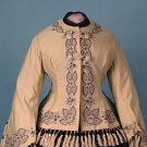 EMBROIDERED WOOL JACKET, c. 1860