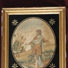 AMERICAN PICTORIAL NEEDLEWORK, EARLY 19TH C
