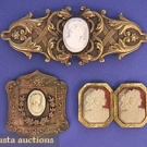 1 SHELL CAMEO CLASP, c. 1890