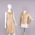 COUTURE CHANEL LAME' KNIT DRESS &amp; JACKET, PARIS, 1960s